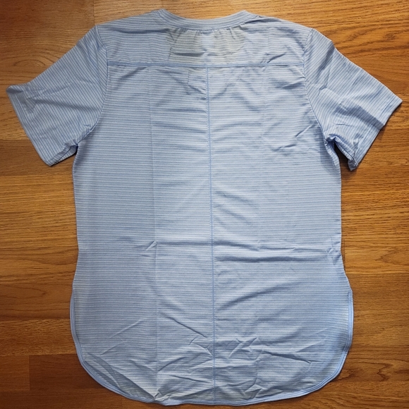 G4FREE Medium Women Active Yoga Shirt Sky Blue NEW - Picture 3 of 4